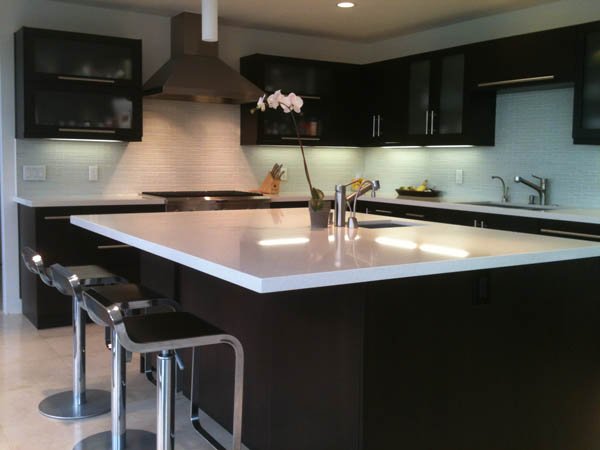 Kitchen Design with Black Cabinetry